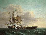 Thomas Birch Engagement Between The Constitution and The Guerriere oil